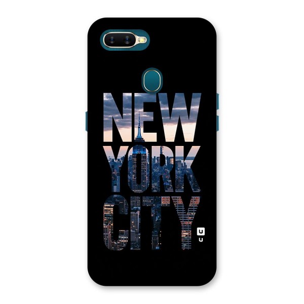 New York City Back Case for Oppo A7