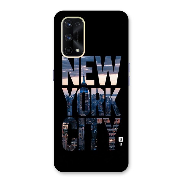 New York City Glass Back Case for Realme X7 Pro