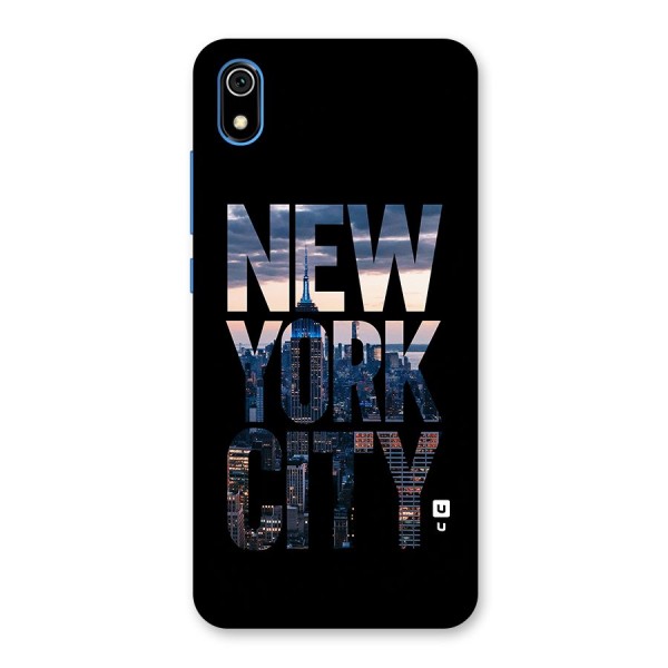 New York City Back Case for Redmi 7A