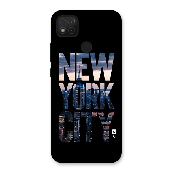 New York City Back Case for Redmi 9C