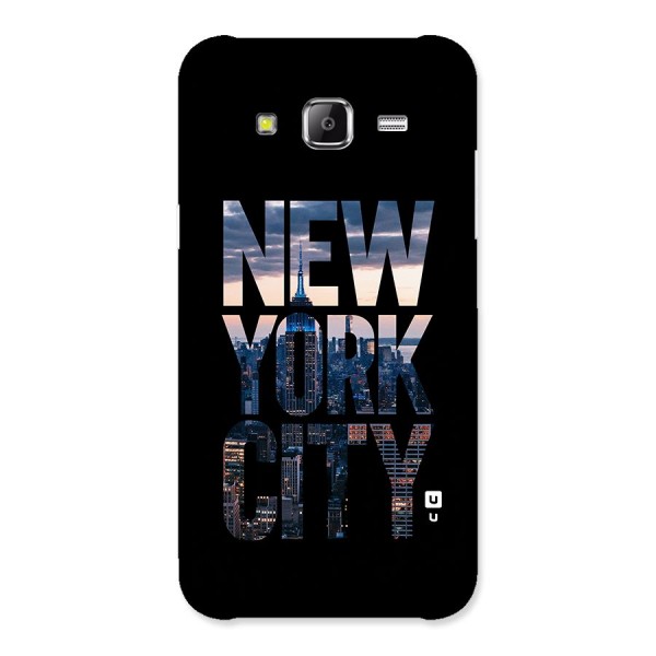 New York City Back Case for Samsung Galaxy J5