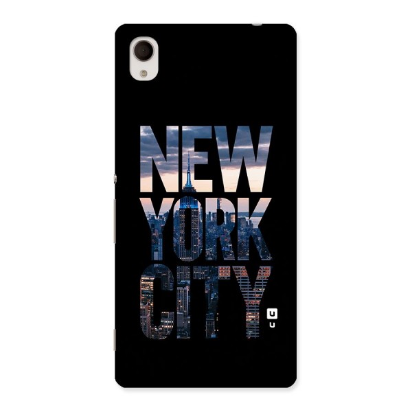 New York City Back Case for Sony Xperia M4