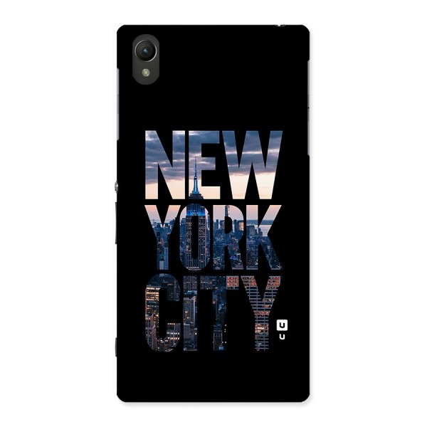 New York City Back Case for Sony Xperia Z1