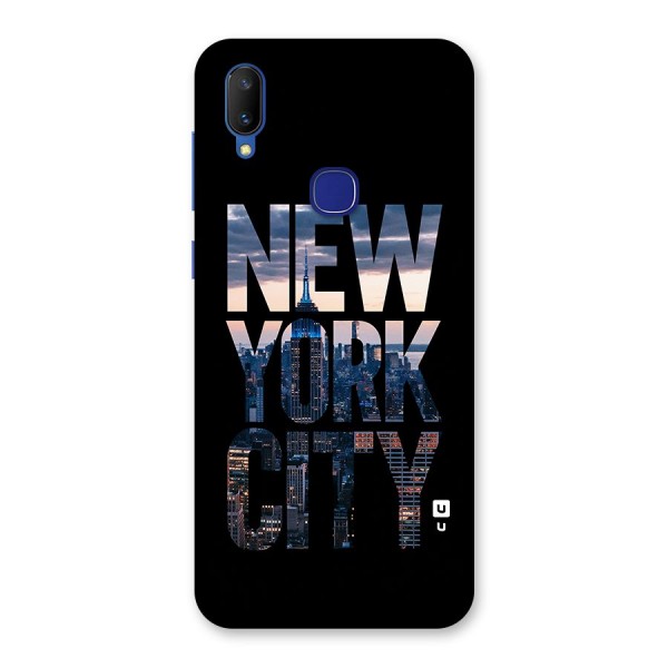 New York City Back Case for Vivo V11