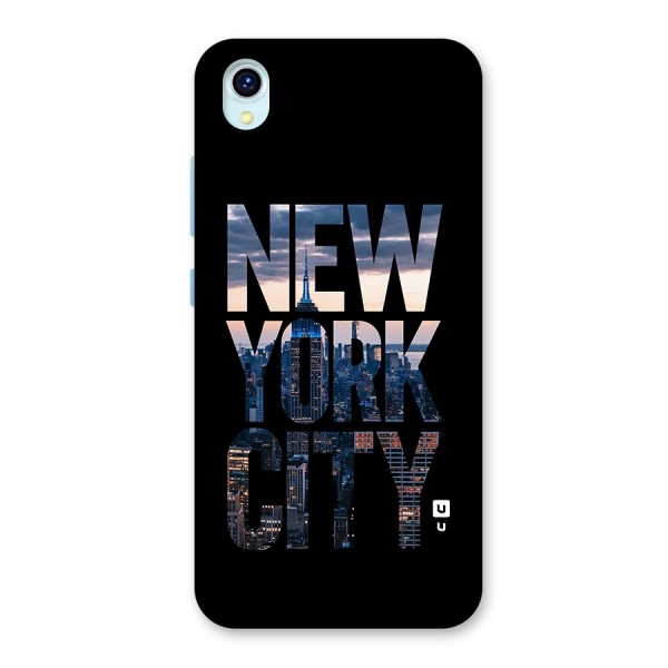 New York City Back Case for Vivo Y1s