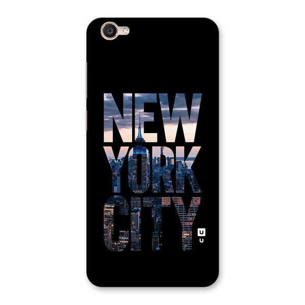 New York City Back Case for Vivo Y55s