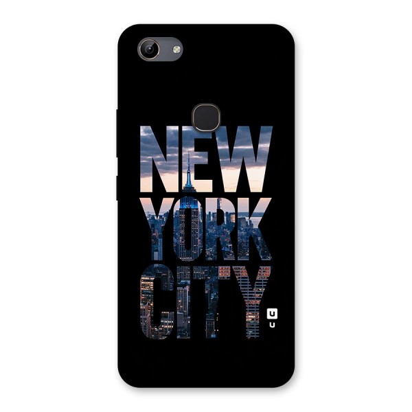 New York City Back Case for Vivo Y81