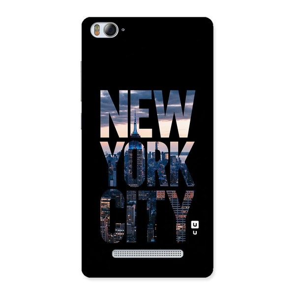 New York City Back Case for Xiaomi Mi4i