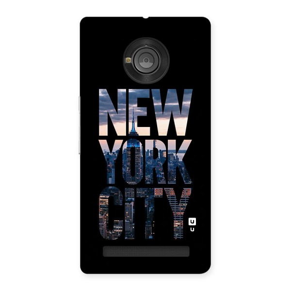 New York City Back Case for Yu Yuphoria