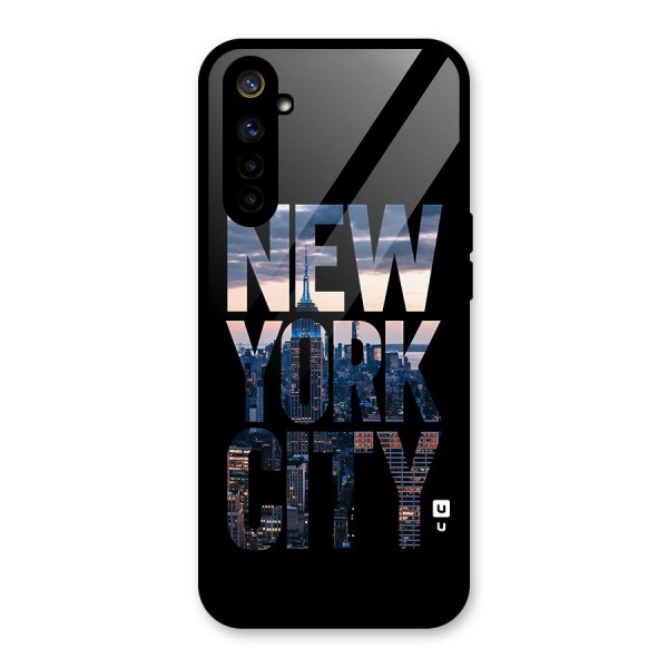 New York City Glass Back Case for Realme 6