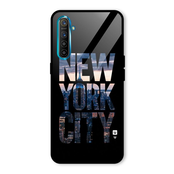 New York City Glass Back Case for Realme XT