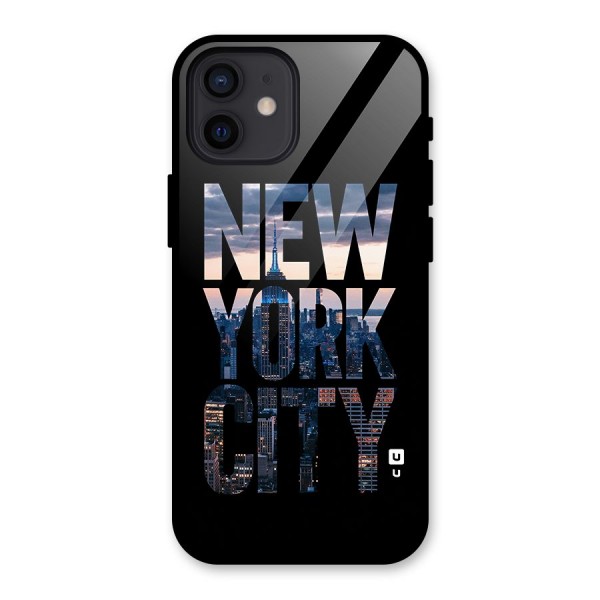 New York City Glass Back Case for iPhone 12