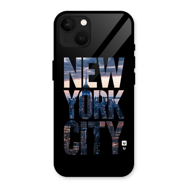 New York City Glass Back Case for iPhone 13