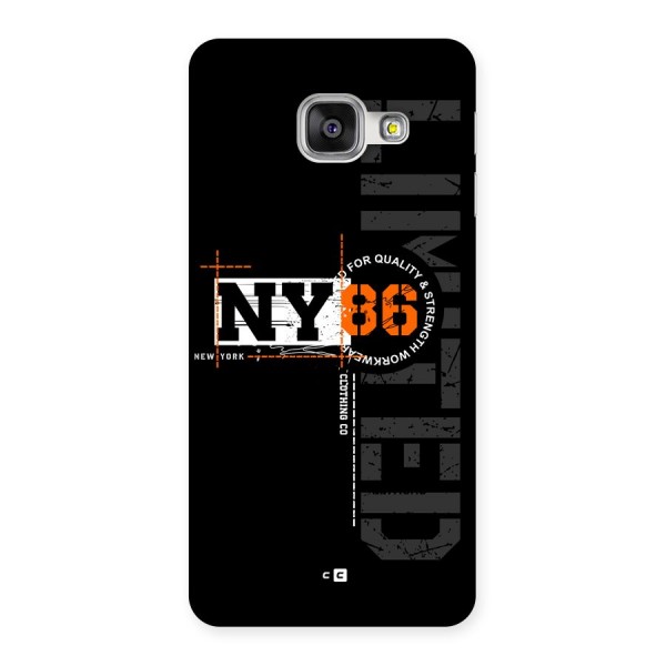 New York Limited Back Case for Galaxy A3 (2016)