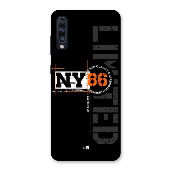 New York Limited Back Case for Galaxy A70s