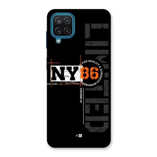 New York Limited Back Case for Galaxy F12