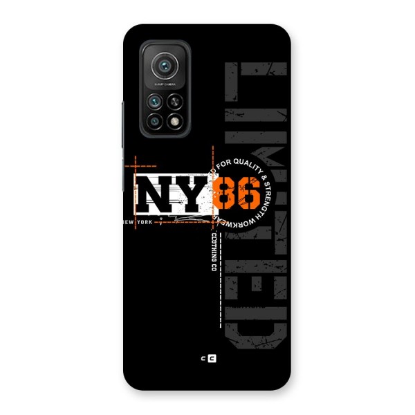 New York Limited Back Case for Mi 10T 5G