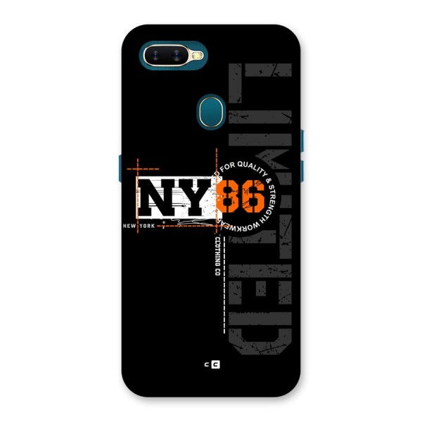 New York Limited Back Case for Oppo A12s