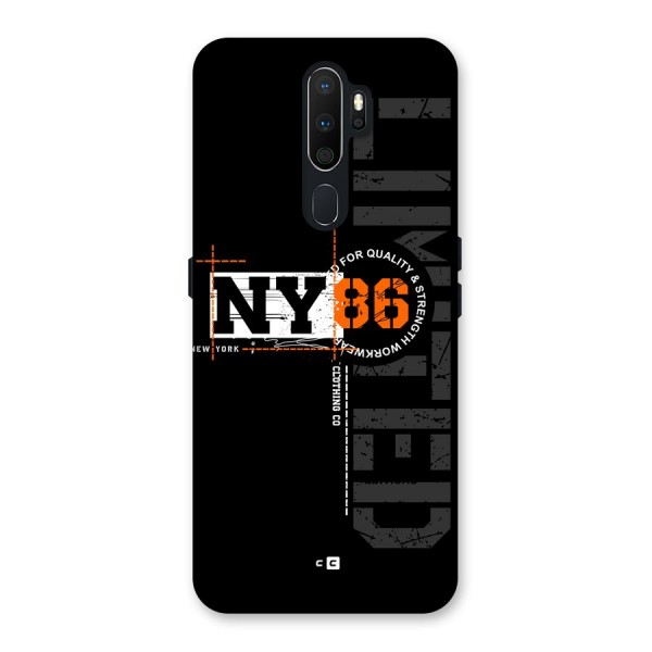 New York Limited Back Case for Oppo A5 (2020)