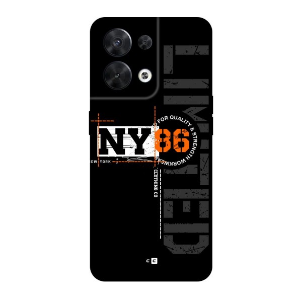 New York Limited Back Case for Oppo Reno8 5G