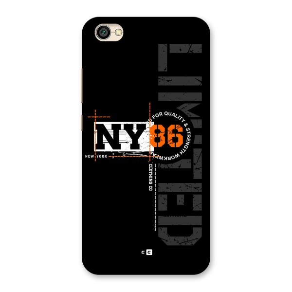 New York Limited Back Case for Redmi Y1 Lite