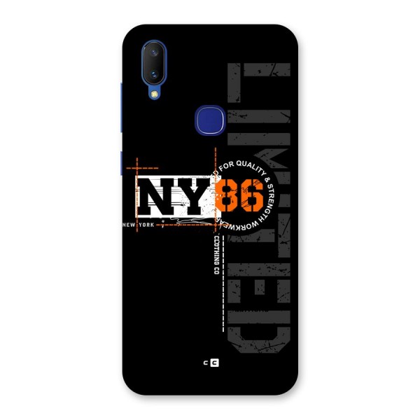 New York Limited Back Case for Vivo V11