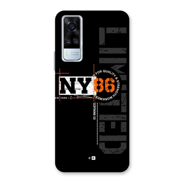 New York Limited Back Case for Vivo Y51