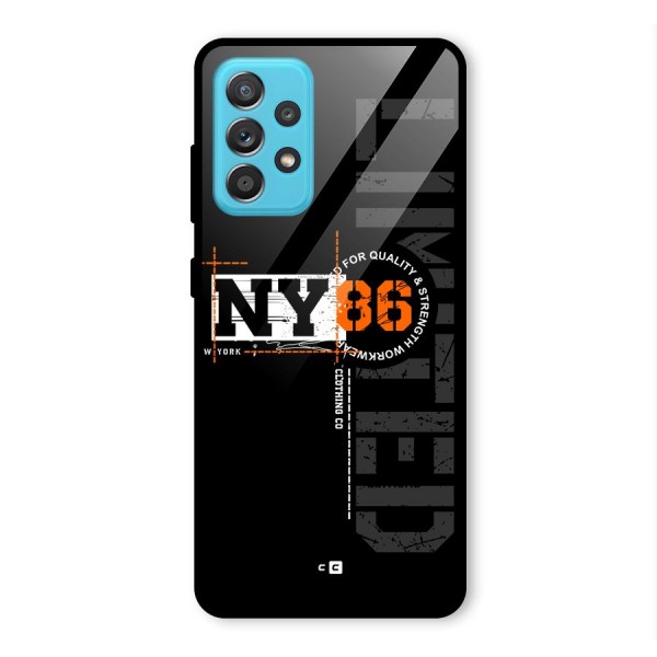 New York Limited Glass Back Case for Galaxy A52