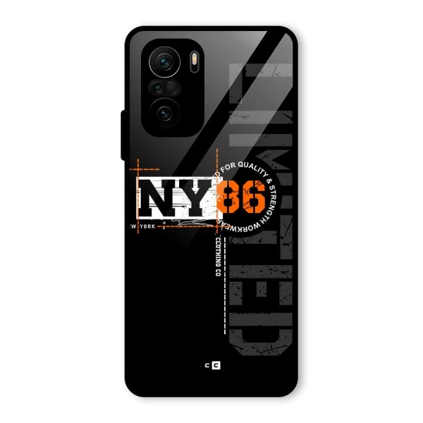 New York Limited Glass Back Case for Mi 11x