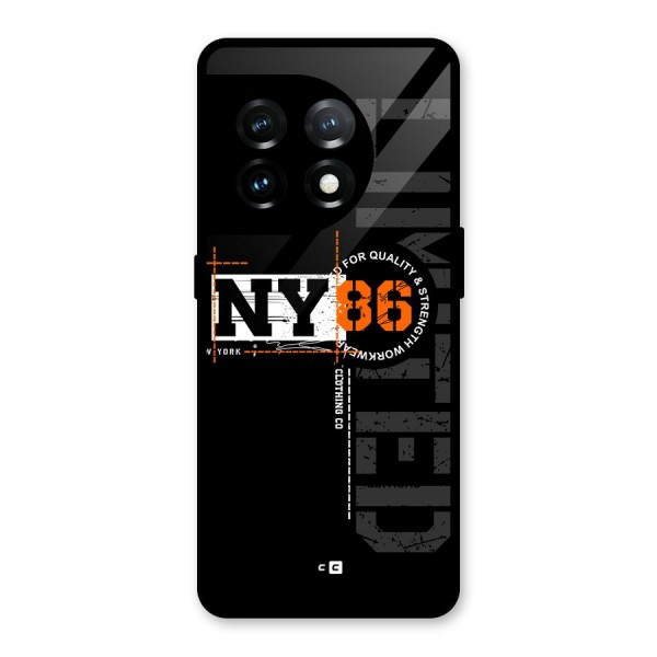 New York Limited Glass Back Case for OnePlus 11