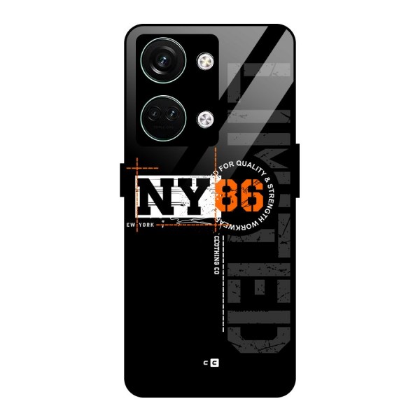New York Limited Glass Back Case for Oneplus Nord 3
