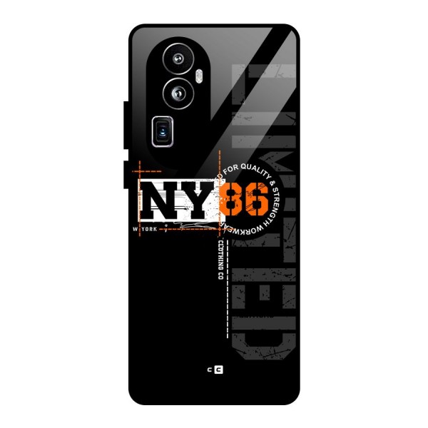New York Limited Glass Back Case for Oppo Reno10 Pro Plus