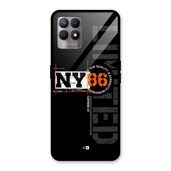 New York Limited Glass Back Case for Realme 8i