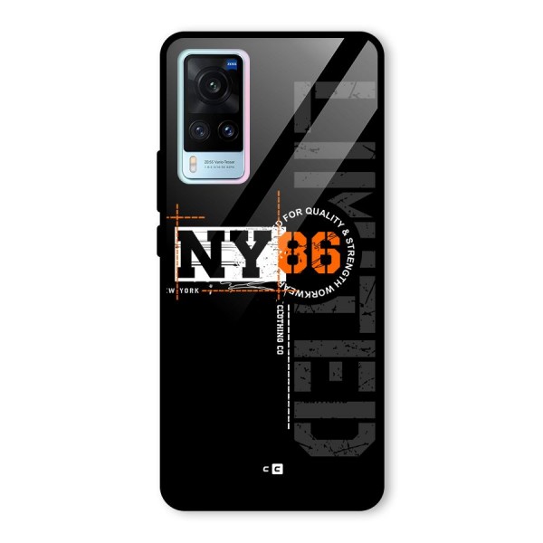 New York Limited Glass Back Case for Vivo X60