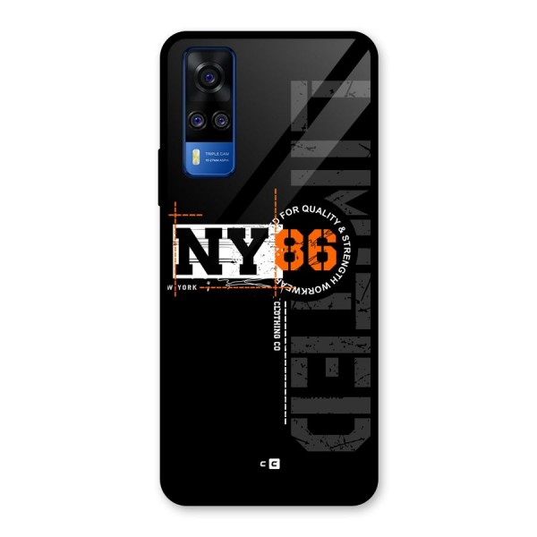 New York Limited Glass Back Case for Vivo Y51