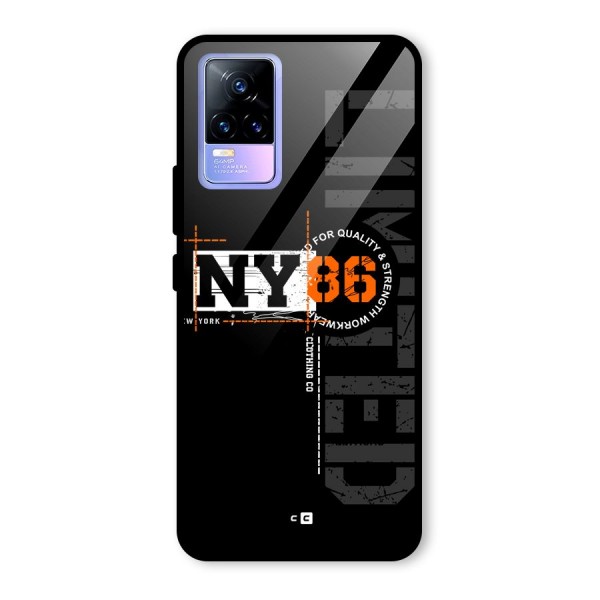 New York Limited Glass Back Case for Vivo Y73