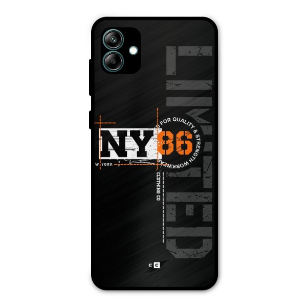 New York Limited Metal Back Case for Galaxy A04