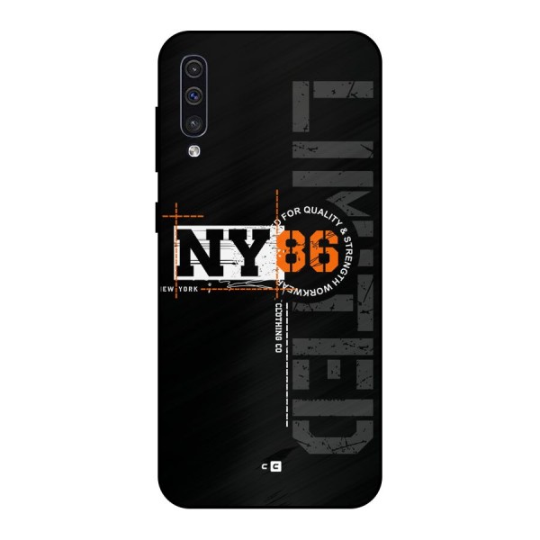 New York Limited Metal Back Case for Galaxy A30s