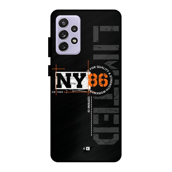 New York Limited Metal Back Case for Galaxy A72