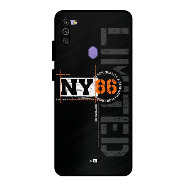 New York Limited Metal Back Case for Galaxy M11