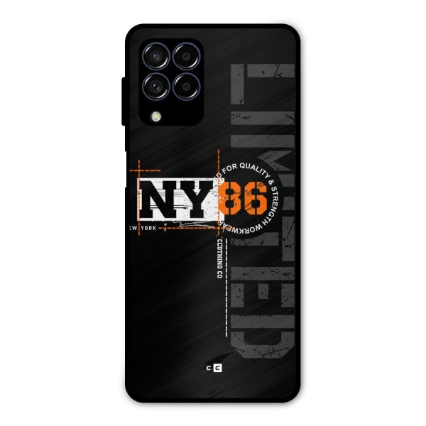 New York Limited Metal Back Case for Galaxy M53 5G