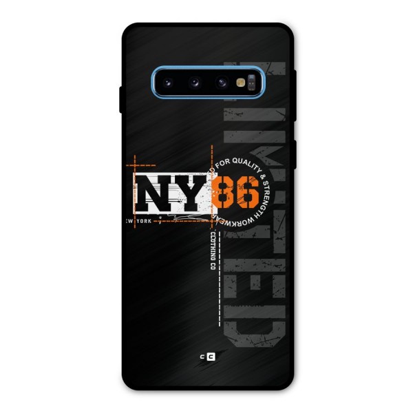 New York Limited Metal Back Case for Galaxy S10