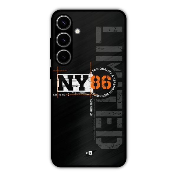 New York Limited Metal Back Case for Galaxy S24 Plus