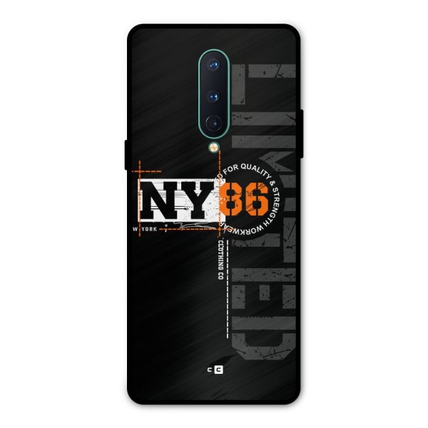New York Limited Metal Back Case for OnePlus 8