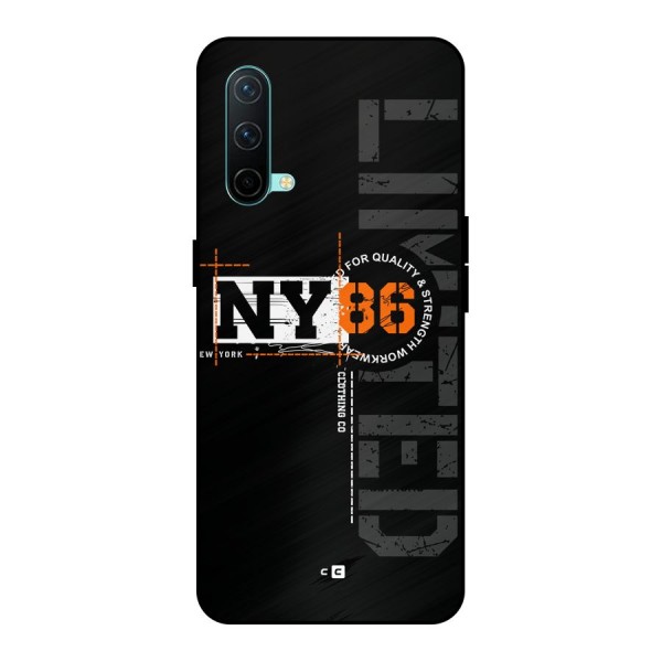 New York Limited Metal Back Case for OnePlus Nord CE 5G