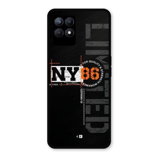 New York Limited Metal Back Case for Realme 8i