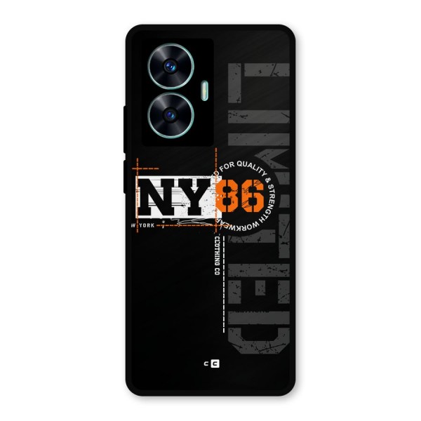 New York Limited Metal Back Case for Realme C55