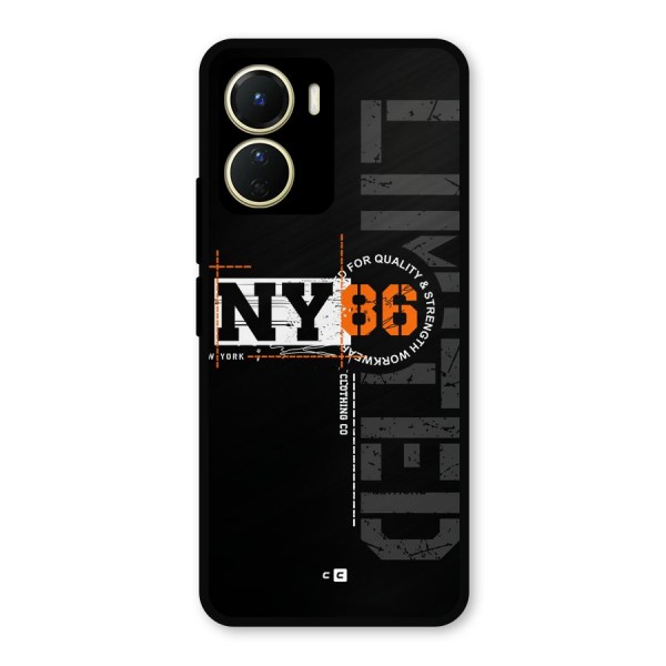 New York Limited Metal Back Case for Vivo T2x