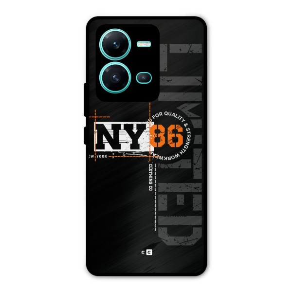 New York Limited Metal Back Case for Vivo V25