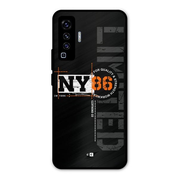 New York Limited Metal Back Case for Vivo X50